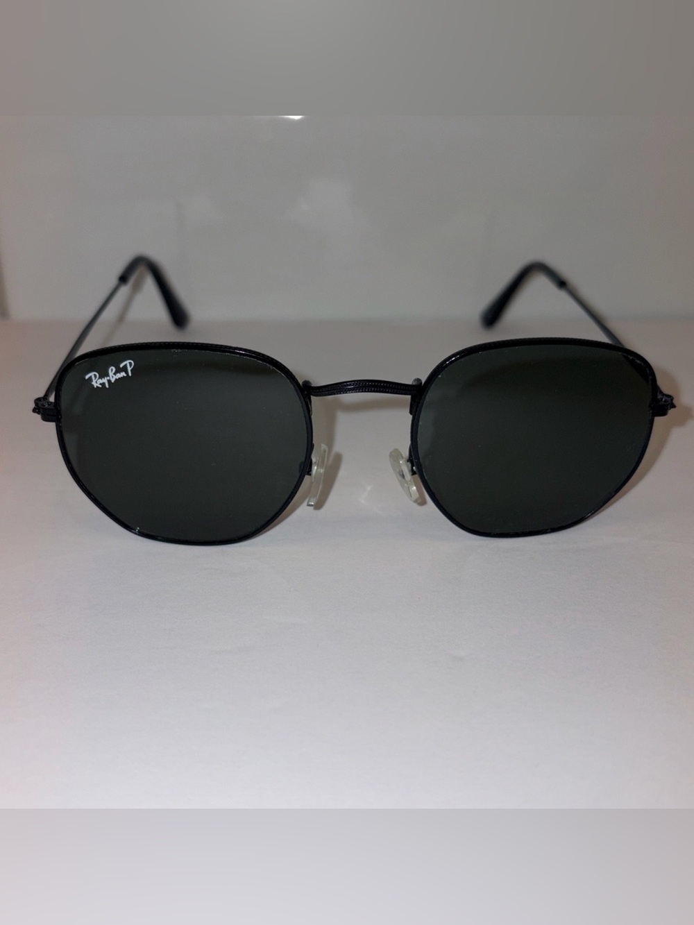 VTG Ray Ban Hexagonal flat lenses sunglasses Polarized USA B & G 2087 RARE